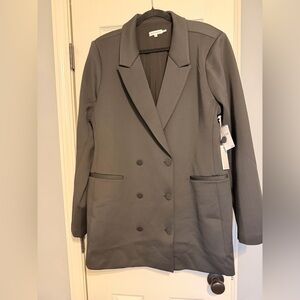 Good American Double-Breasted Blazer Dress